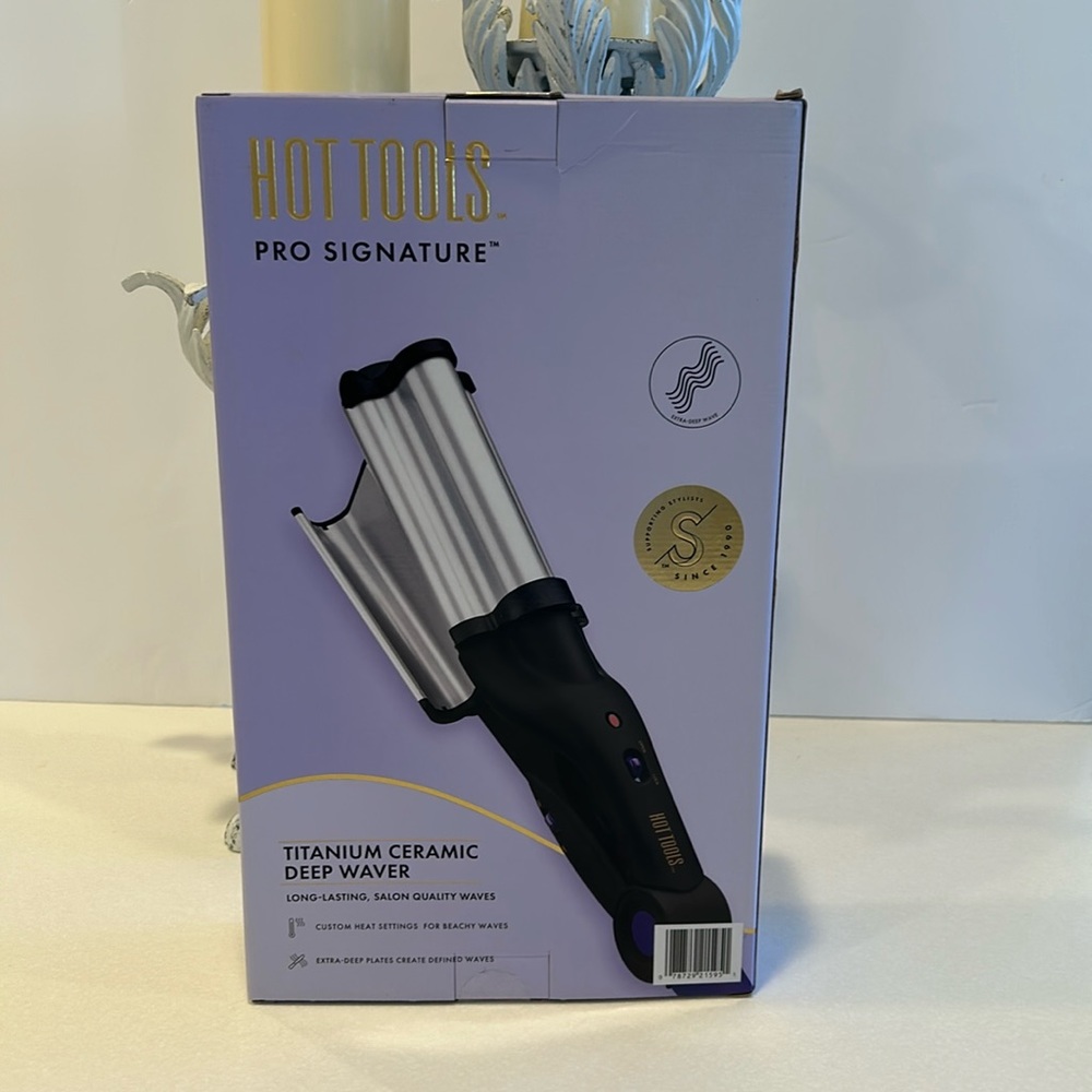 Hot Tools Pro Signature Titanium Ceramic Deep Waver - Black